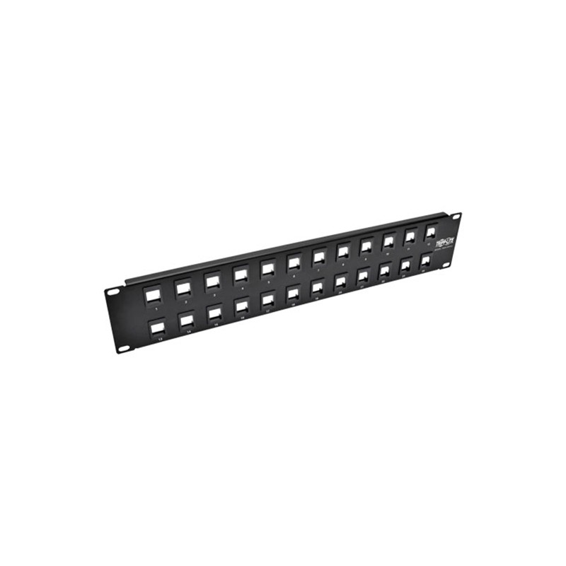 1 pcs : N062-024-KJ - 24-PORT 2U RACK-MOUNT BLANK KEYS