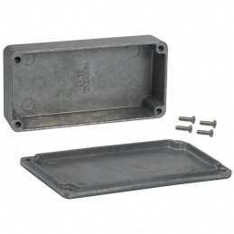 1 pcs : 1590G - BOX ALUM 3.94'L X 1.97'W