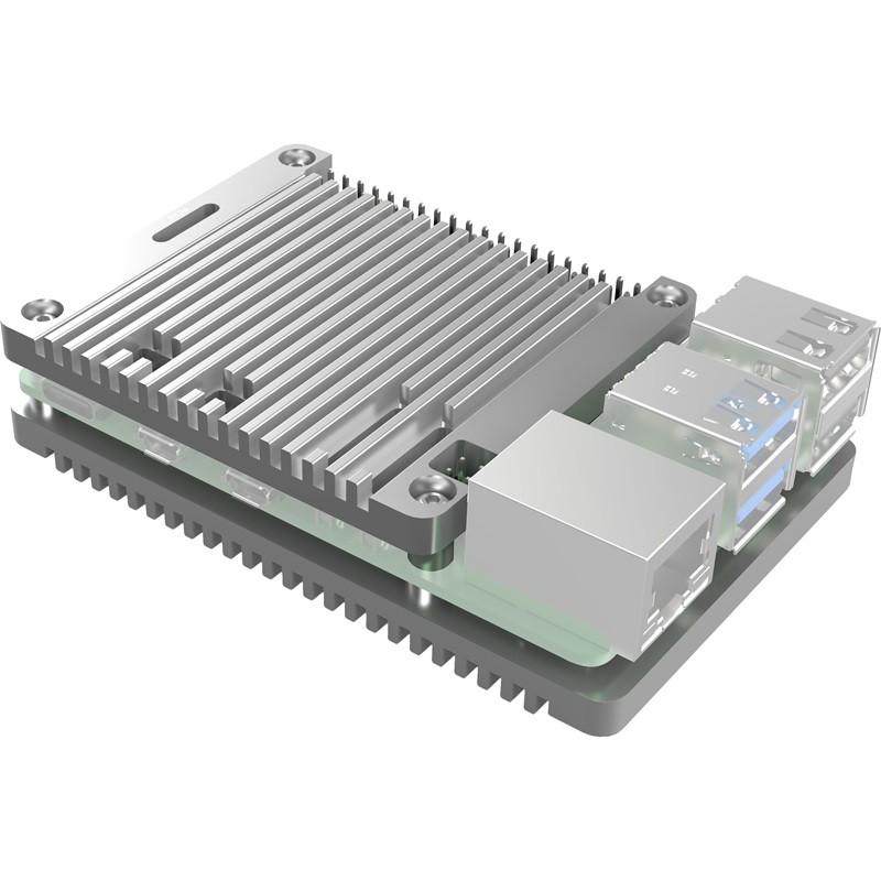 1 pcs : ED-PI5CASE-OS - CASE ALUM SILVER 3.465'LX2.283'W