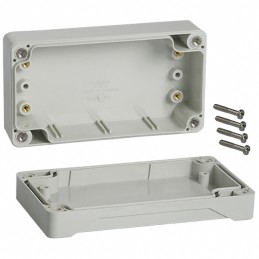 1 pcs : 1555CGY - BOX PC GRAY 4.72'L X 2.56'W