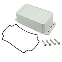 1 pcs : 1555JF42GY - BOX PC GRAY 6.3'L X 3.57'W