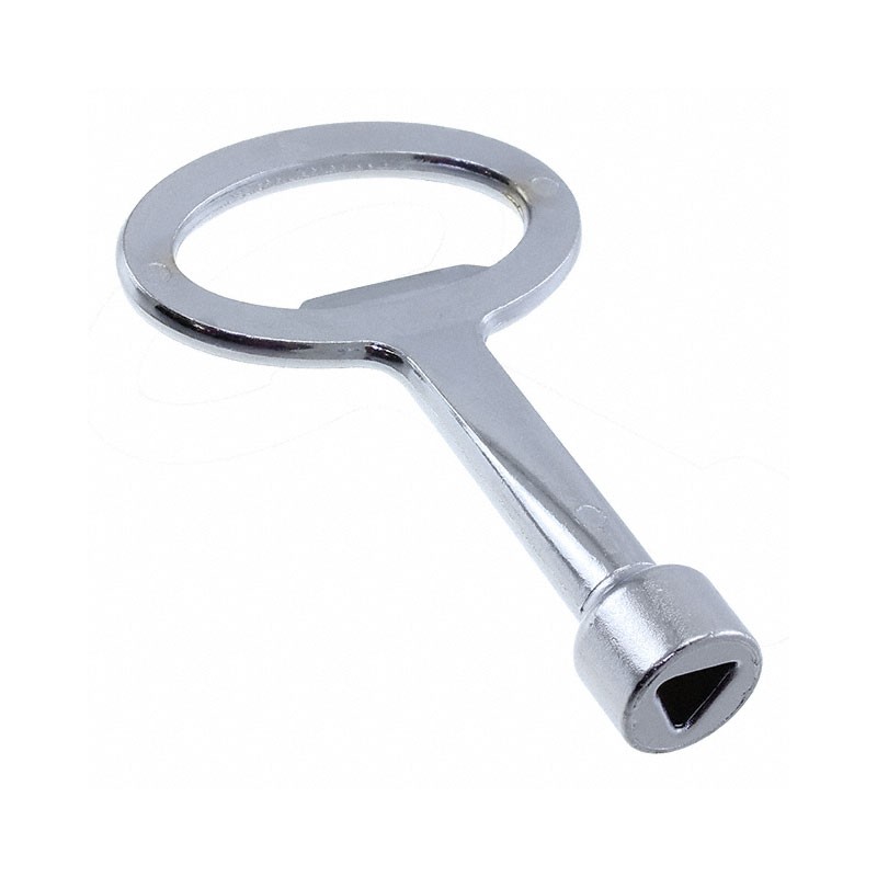 1 pcs : 36837 - KEY 7 MM TRIANGULAR BIT ZAMAK CH