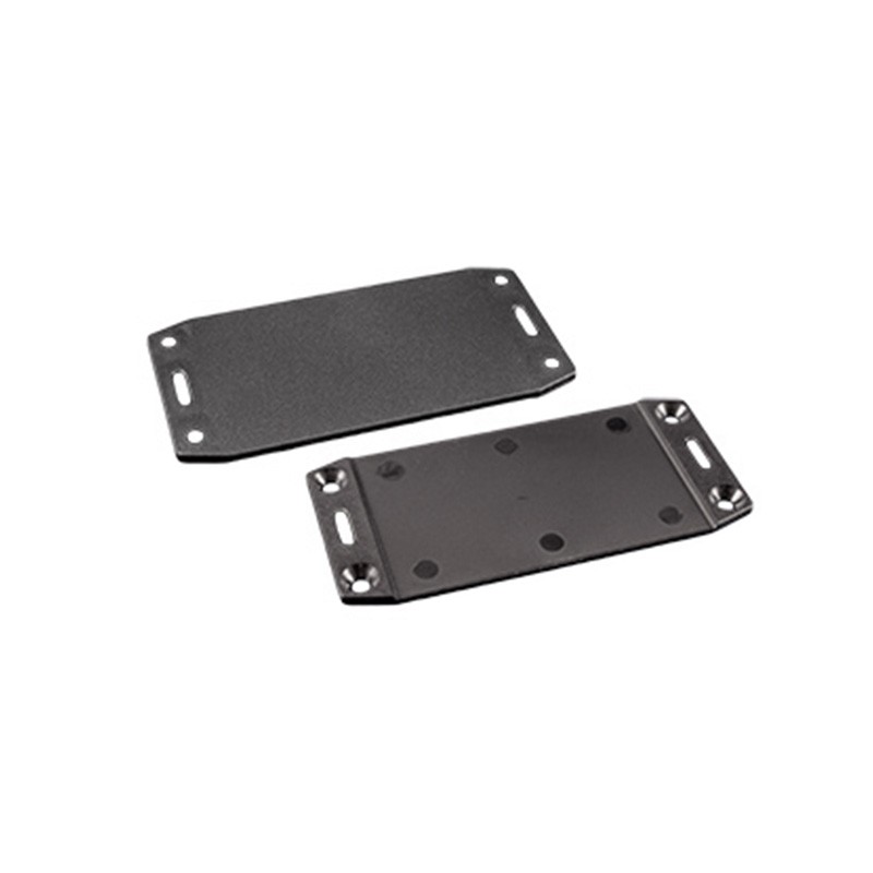 1 pcs : 1591FLGY - FLANGE ABS 4.3X2.1X0.1 GRAY