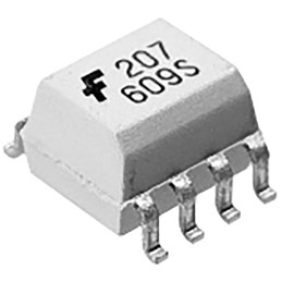 5 pcs - onsemi, HCPL0601 DC Input Logic Gate Output Optocoupler, Surface Mount, 8-Pin SOIC
