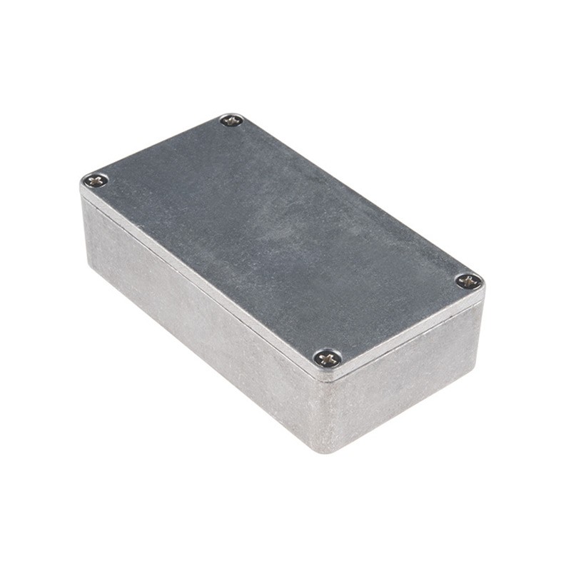 1 pcs : PRT-13839 - STOMP BOX ALUM 4.41'L X 2.4'W