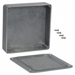 1 pcs : 1590QFL - BOX ALUM 4.72'L X 4.72'W