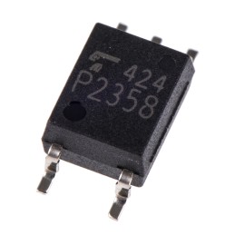 5 pcs - Toshiba, TLP2358(E(T DC Input Photodetector Output Optocoupler, Surface Mount, 5-Pin SOIC