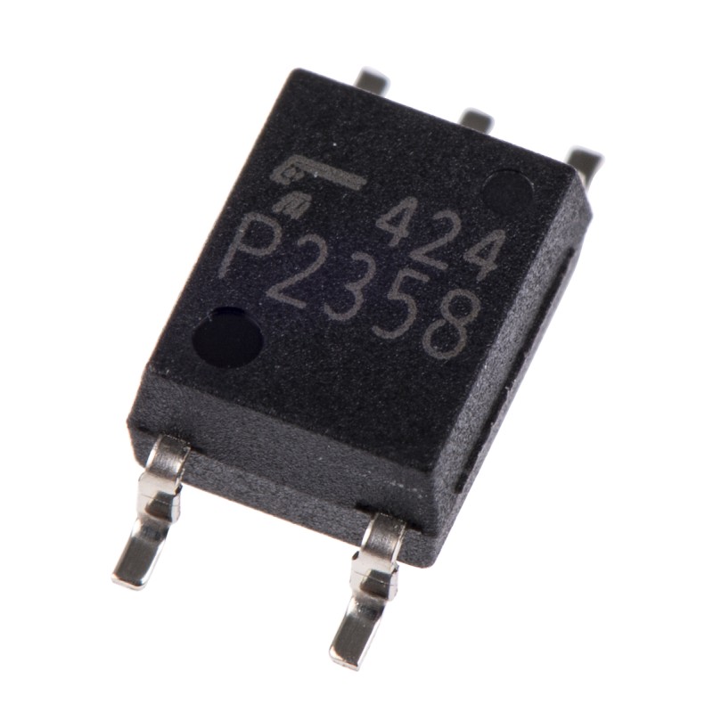 5 pcs - Toshiba, TLP2358(E(T DC Input Photodetector Output Optocoupler, Surface Mount, 5-Pin SOIC