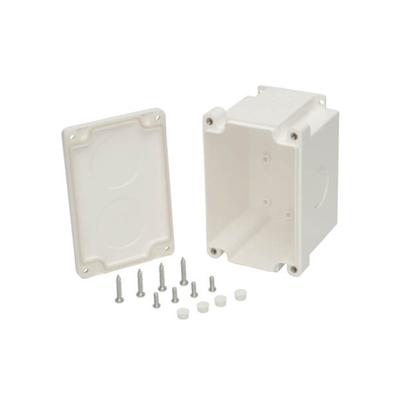 1 pcs : N206-SB01-IND - JUNCTION BOX PLAS WHITE 3'LX3'W