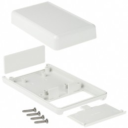 1 pcs : 1593QGY - BOX PLASTIC GRAY 4.41'L X 2.62'W