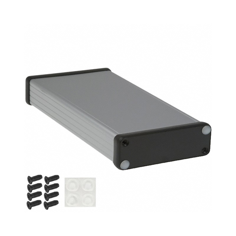 1 pcs : 1455L2202 - BOX ALUM NATURAL 8.66'L X 4.06'W