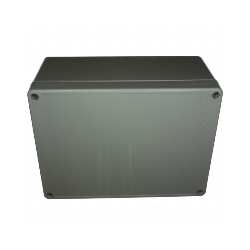 1 pcs : RP1245 - BOX ABS GRAY 6.54'L X 4.94'W
