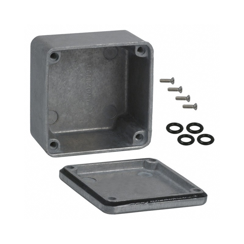 1 pcs : 1590WLB - BOX ALUM 1.99'L X 1.99'W