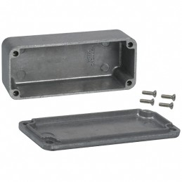 1 pcs : 1590A - BOX ALUM 3.64'L X 1.52'W