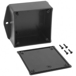 1 pcs : CU-1937-MB - BOX ABS BLACK 3.11'L X 3.13'W