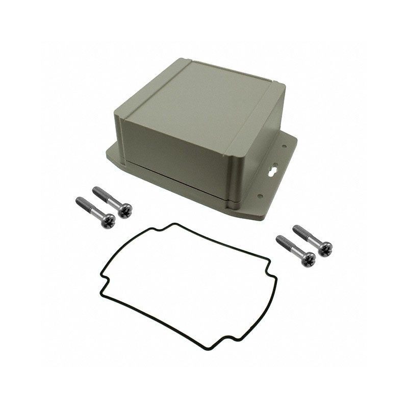 1 pcs : 1555NF42GY - BOX PC GRAY 4.72'L X 4.72'W