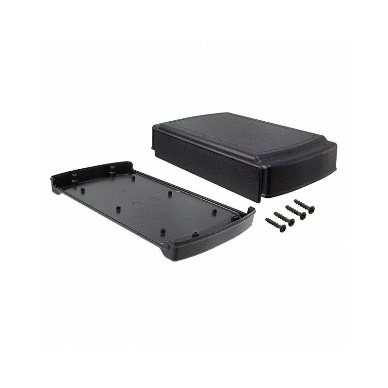 1 pcs : PC-11645 - BOX ABS BLACK 9.18'L X 5.25'W