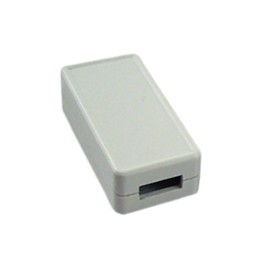 1 pcs : 1551USB1GY - BOX ABS GRAY 1.38'L X 0.79'W