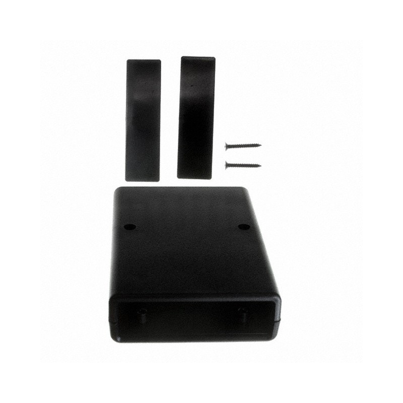 1 pcs : HP-3652-B - BOX ABS BLACK 4.38'L X 2.95'W