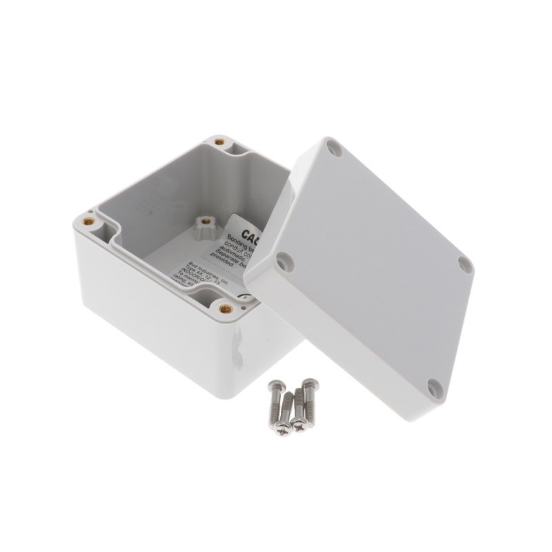 1 pcs : PN-1331 - BOX PLASTIC GRAY 3.23'L X 3.15'W