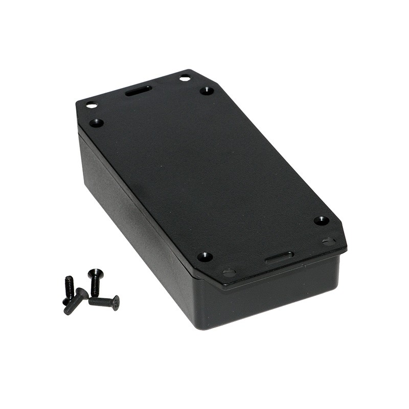 1 pcs : 1591XXBFLBK - BOX PLASTIC BLK 4.48'L X 2.49'W