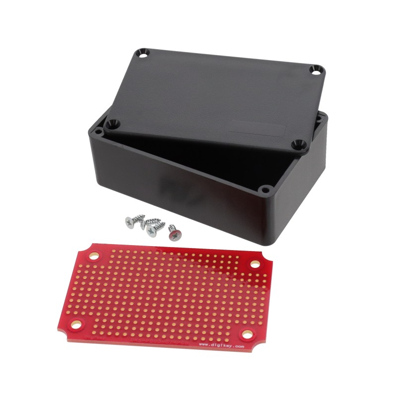 1 pcs : DKS-PB03-87 - BOX ABS BLACK 3'L X 1.9'W