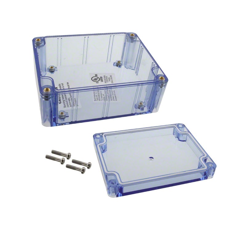 1 pcs : BT-2723 - BOX PLAS TRN BLU 4.53'L X 3.54'W