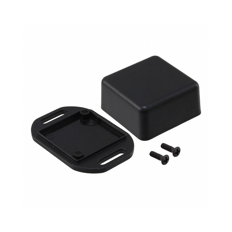 1 pcs : 1551MFLBK - BOX ABS BLACK 1.38'L X 1.38'W