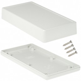 1 pcs : 1599ESGY - BOX PLASTIC GRAY 6.69'L X 3.37'W