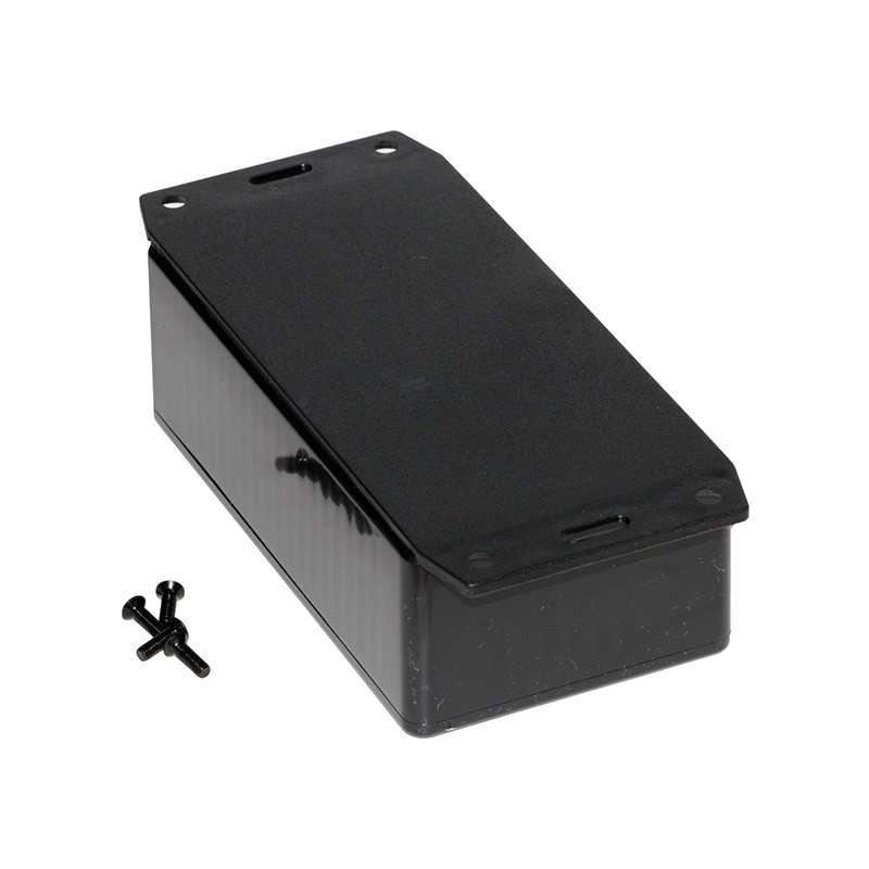 1 pcs : 1591CF2BK - BOX PLASTIC BLK 4.72'L X 2.56'W