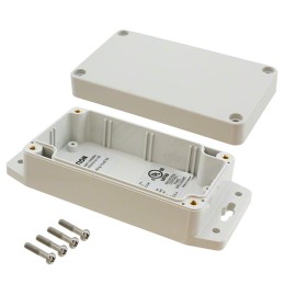 1 pcs : PN-1321-MB - BOX PLASTIC GRAY 4.53'L X 2.56'W