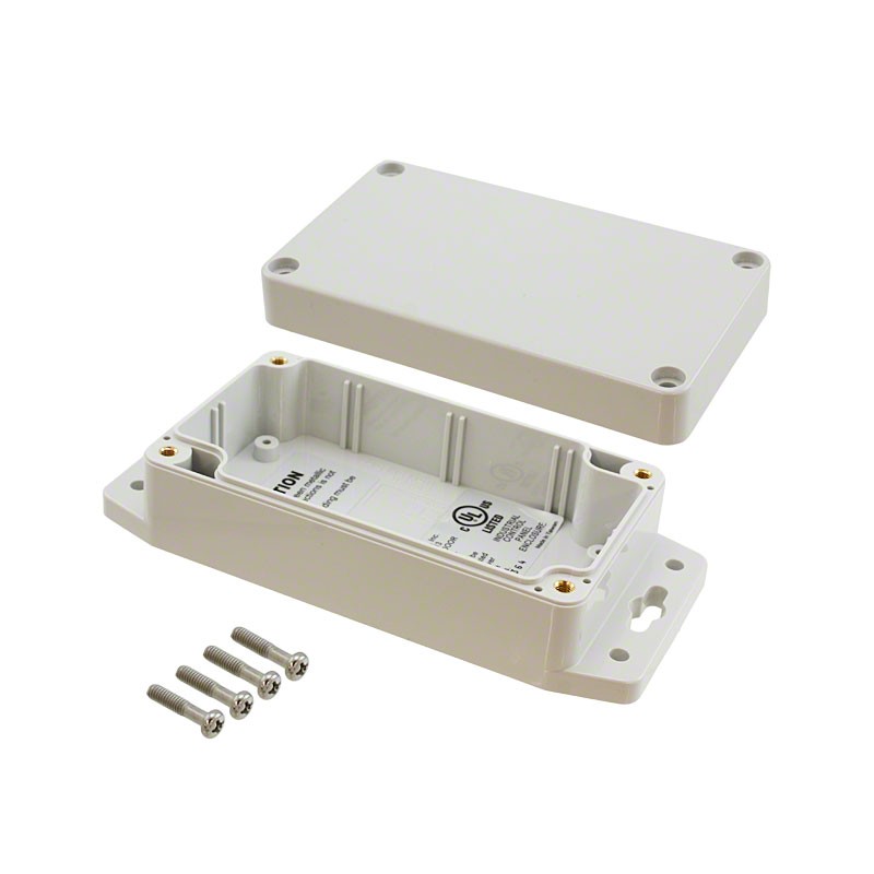 1 pcs : PN-1321-MB - BOX PLASTIC GRAY 4.53'L X 2.56'W