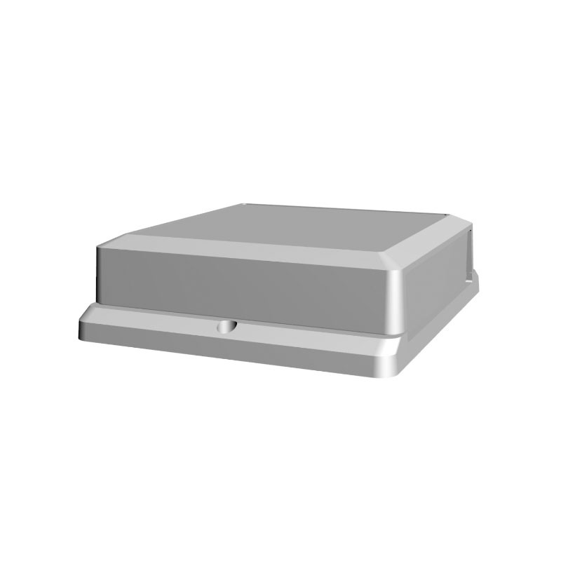 1 pcs : S1A-434313FW - BOX ABS WHITE 4.28'L X 4.28'W