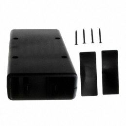 1 pcs : HP-3654-B - BOX ABS BLACK 5.519'L X 2.605'W