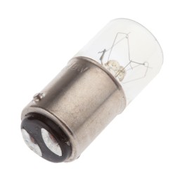 5 pcs - RS PRO BA15d Indicator Light, Clear, 48 V, 100 mA, 3000h