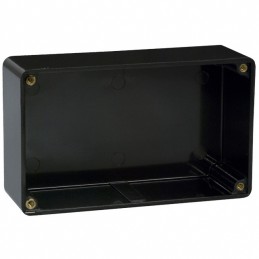 1 pcs : 700 - BOX PLASTIC BLK 6.25'L X 3.75'W