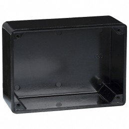 1 pcs : 703 - BOX PLASTIC BLACK 4'L X 2.88'W