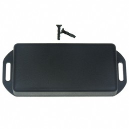 1 pcs : 1551LFLBK - BOX ABS BLACK 3.15'L X 1.58'W