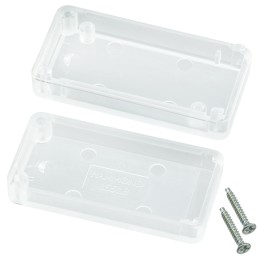 1 pcs : 1551BCLR - BOX ABS TRN CLR 1.97'L X 0.98'W