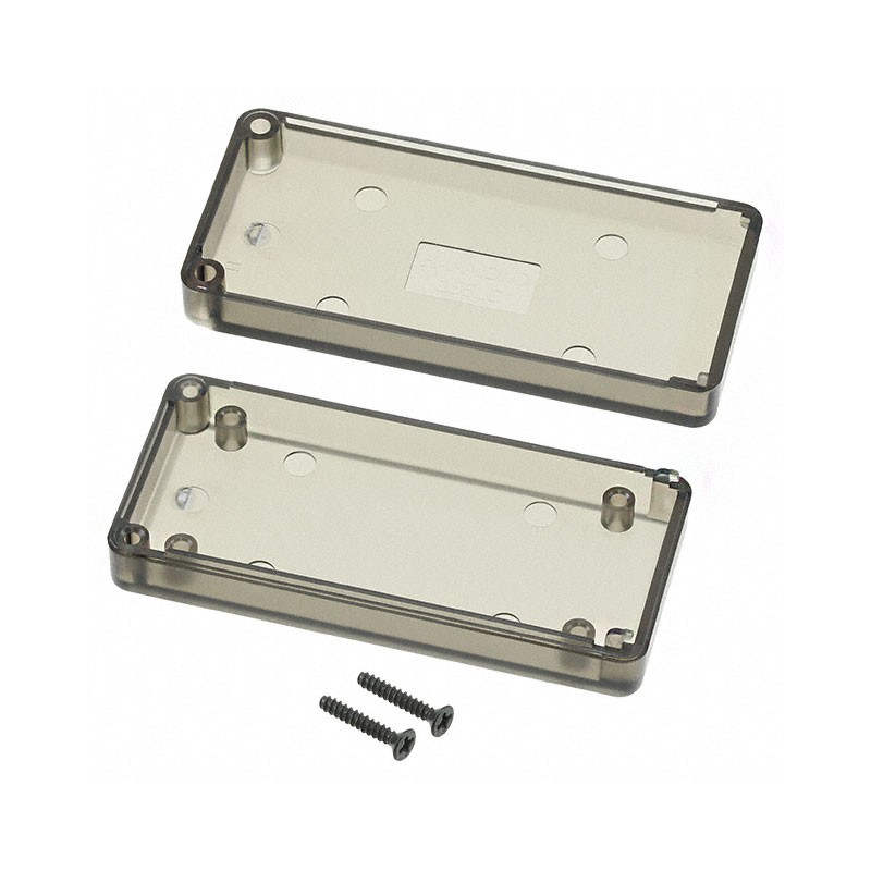 1 pcs : 1551CTSK - BOX ABS TRN SMOKE 2.56'LX1.18'W