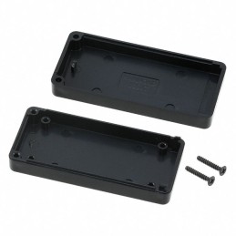 1 pcs : 1551CBK - BOX ABS BLACK 2.56'L X 1.18'W
