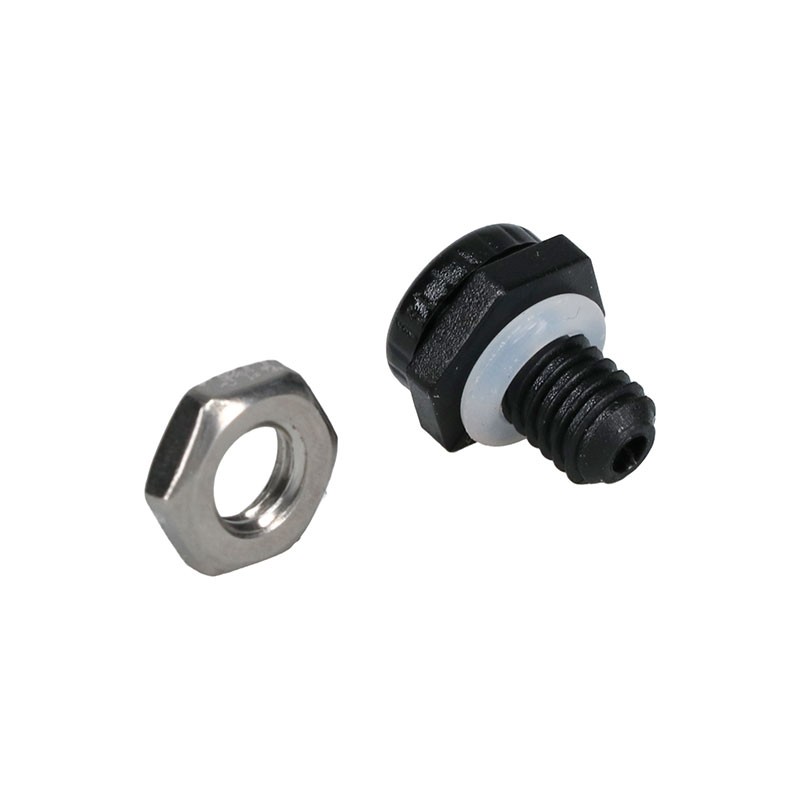 1 pcs : IPV-67601-B - M6X1.0 VENT PLUG WASHER BLK