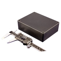 1 pcs : 1591XXGSBK - BOX PLASTIC BLK 4.82'L X 3.78'W