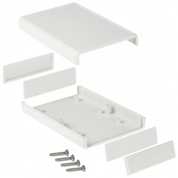 1 pcs : 1593NGY - BOX PLASTIC GRAY 4.38'L X 2.95'W