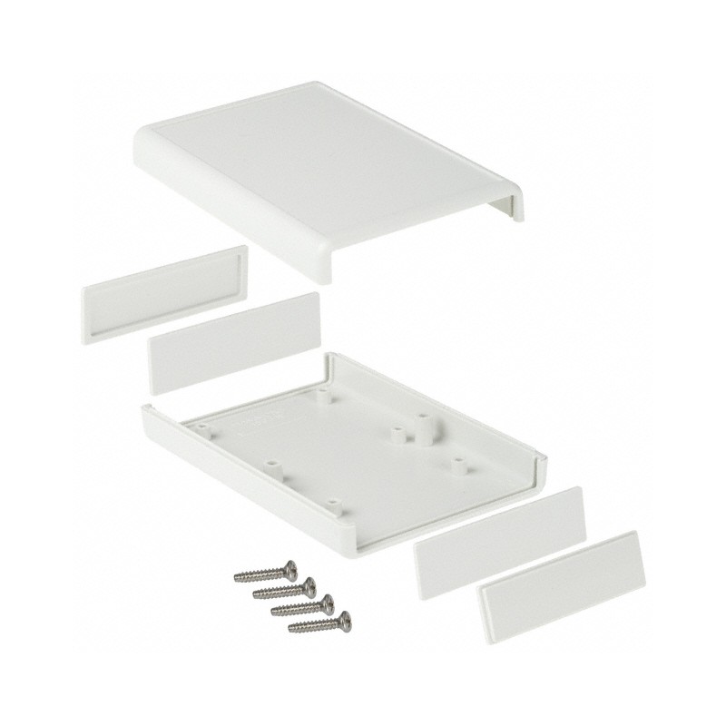 1 pcs : 1593NGY - BOX PLASTIC GRAY 4.38'L X 2.95'W