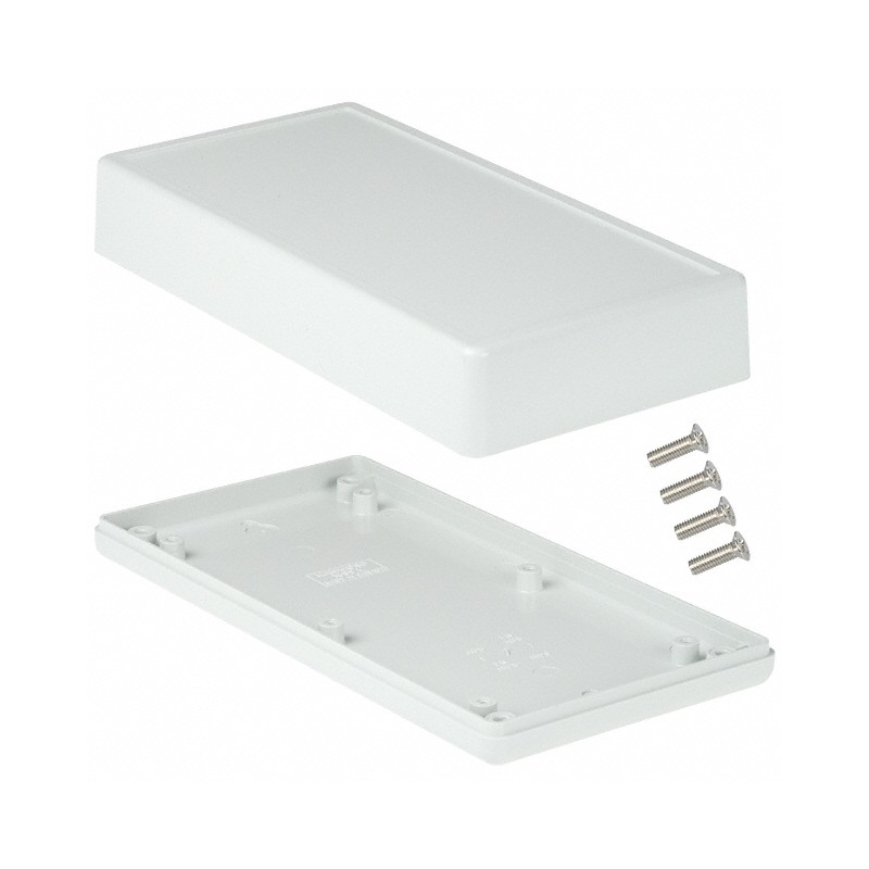 1 pcs : 1599EGY - BOX PLASTIC GRAY 6.69'L X 3.37'W