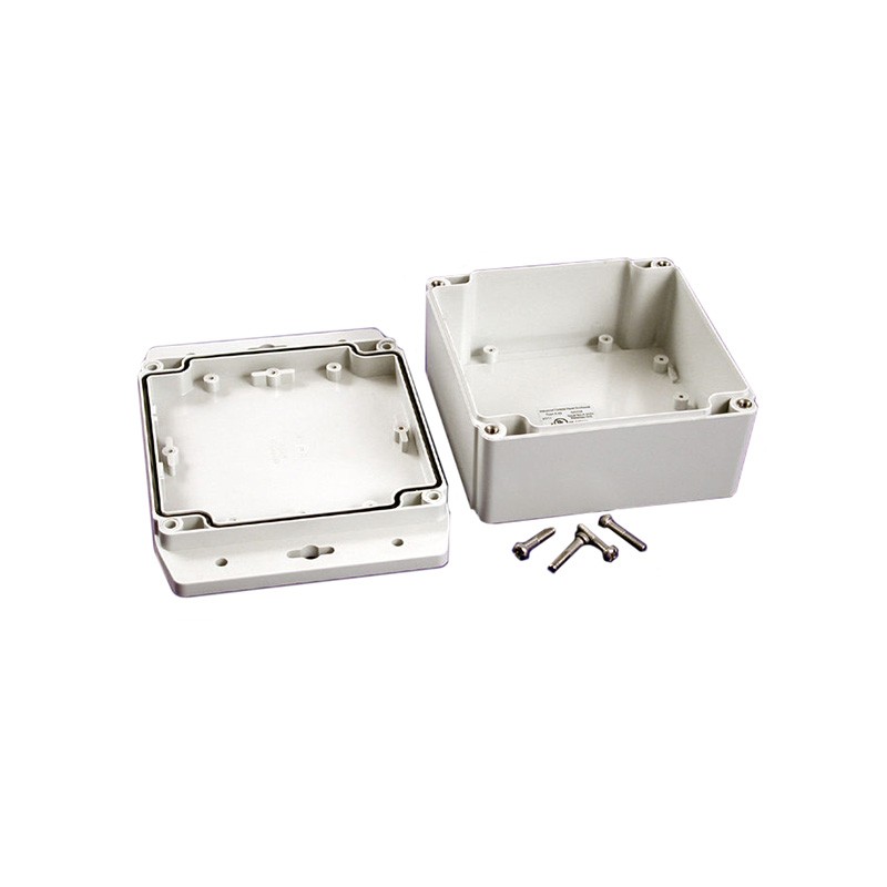 1 pcs : 1555N2F42GY - BOX PC GRAY 4.72'L X 4.72'W