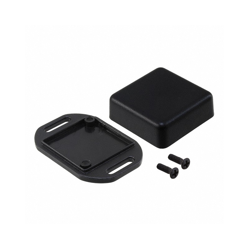 1 pcs : 1551NFLBK - BOX ABS BLACK 1.38'L X 1.38'W