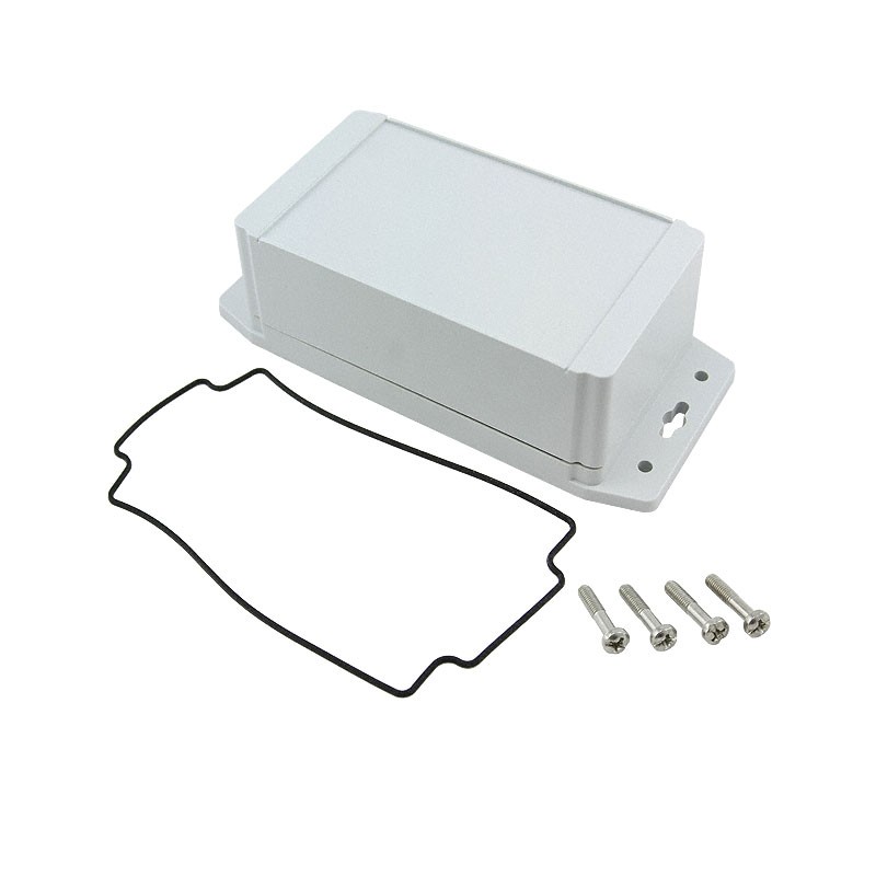 1 pcs : 1555J2F42GY - BOX PC GRAY 6.3'L X 3.57'W