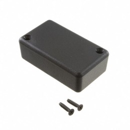 1 pcs : 1551HBK - BOX ABS BLACK 2.36'L X 1.38'W